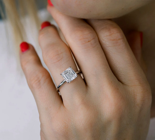 Anello fidanzamento oro - di,