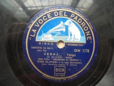 78 Giri - Renzo Mori/Crivel - Maria La O/Verrà... Voce Del Padrone