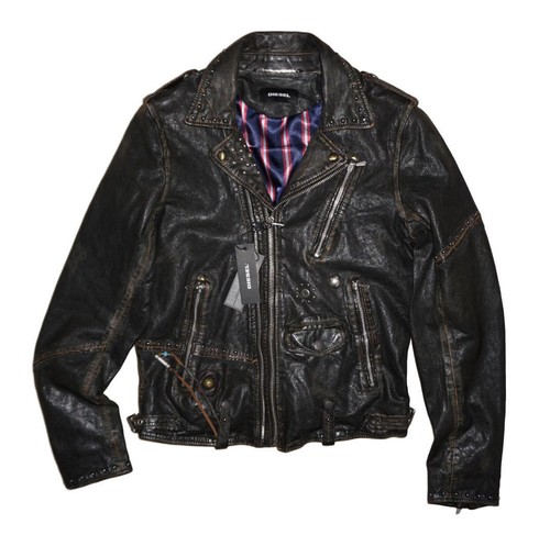 Giacca pelle diesel state - in, l-state
