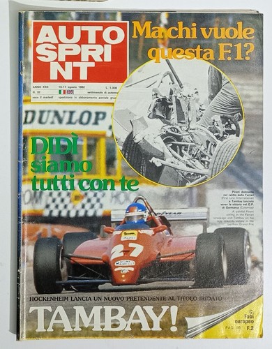 94139 autosprint 1982 xxii - autosprint, a.