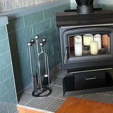 Utensili rustici per camino in