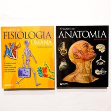 2 Atlanti di Fisiologia e Anatomia umana – Giunti editore – spedizione gratuita
