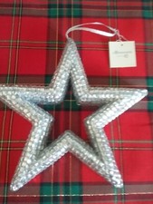  Addobbo natalizio. Grande stella argentata  con specchietti .