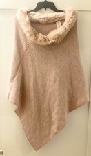 Poncho maglia con - maglia, colletto