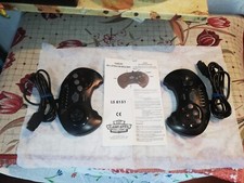 MEGA DRIVE COPPIA PAD COMPATIBILI LMP GAMESTER MD-6 - PROGRAMMABILI + ISTR LOOK