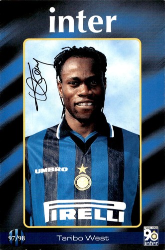 Cartolina calciatori inter - cartolina,