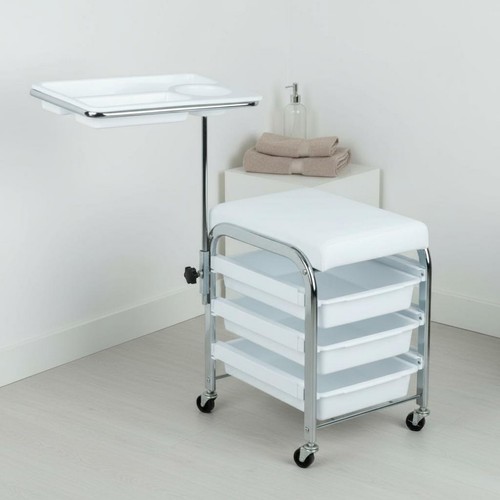 Carrello pedicure con seduta - con,