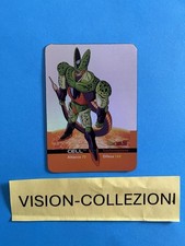 DRAGONBALL Z EDIBAS LAMINCARDS N. X8 CELL TRASFORMAZIONE SERIE X METAL