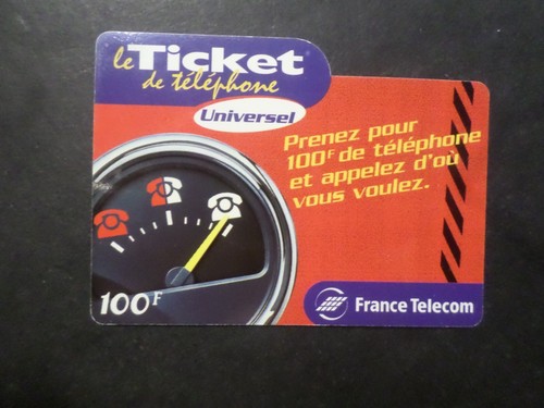 Scheda telefonica francia - scheda,