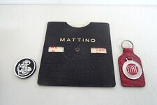 portachiavi Fiat disco orario badge San Cristoforo per auto d'epoca 500 600 850