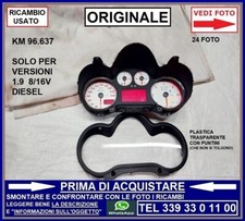 QUADRO STRUMENTI CONTA KM -96.637 KM- ALFA ROMEO GT ok 147 1.9 8/16V JTD JTDm