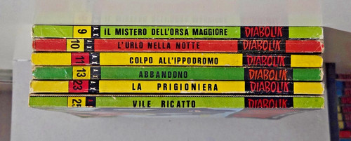 Diabolik lotto albi anno - diabolik, 6