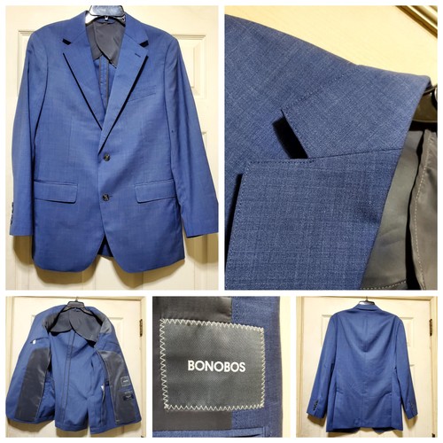 Blazer bonobos uomo 38r slim - bonobos,