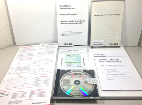 Toshiba manuali kit recupero - manuali,