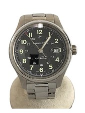 HAMILTON Orologio Automatico Analogico Titanio BLK SLV Titanio h705250