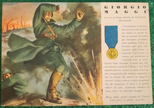 Cartolina medaglia oro - cartolina,