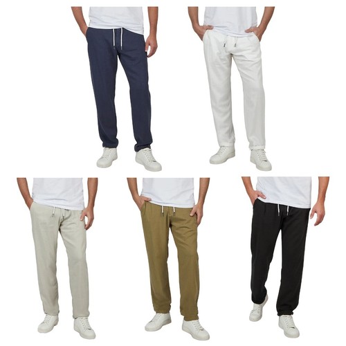 Riverso pantaloni lino uomo - di,