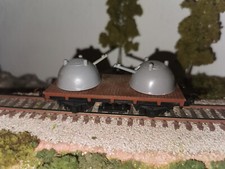 Lima carro  Cannoni 2012  1960s LIMA 2012 Vagone pianale con torrette blindate