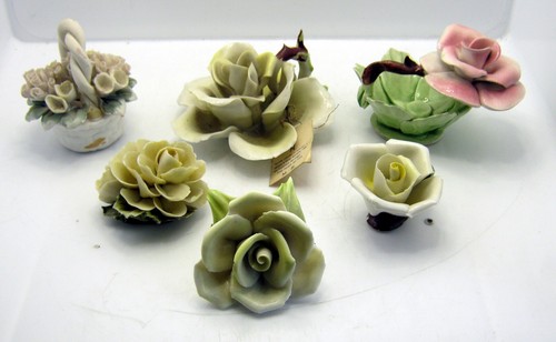 Capodimonte figure fiori in - figure,