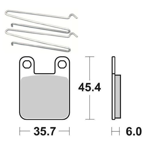 Pastiglie freno sbs - pastiglie,
