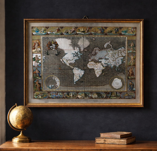 Stampa mappa del mondo - , con