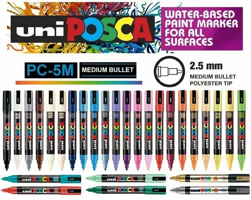 Pennarelli uniposca 5m - 6,