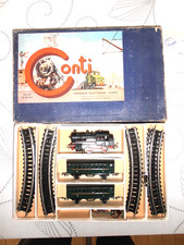CONTI CO.MO.GE HO ART.475 CONFEZIONE COMPLETA LOCOMOTIVA 475 FS+CARROZZE+BINARI