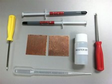 Playstation 3 PS3 Slim YLOD Shims Fix Kit Riparazione Pasta Termica Kester 951 Flux