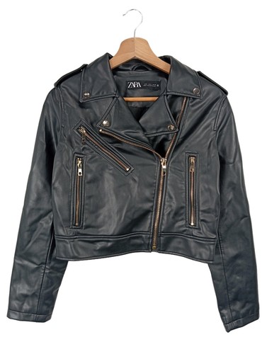 Zara giacca ecopelle donna - in,