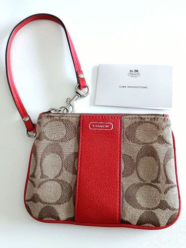 Coach signature pouch polso - signature, da