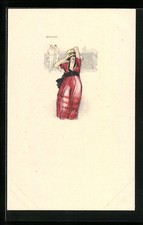 Cartolina artistica Mauzan