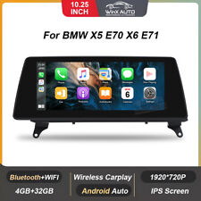 Autoradio BMW X5 E70 X6 E71 integrato Apple Carplay GPS BT FM 4G WiFi 10,25" 32G