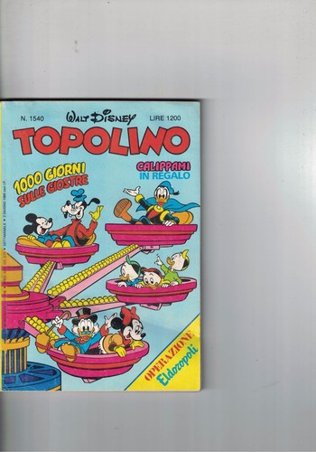 1985 topolino walt - topolino,
