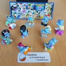 SET SORPRESA TOP KINDER - Happy Hippo Talent Show - figurine 1,3" come nuove