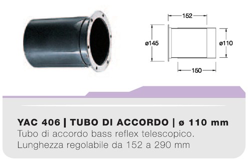 Yac406 tubo accordo da - tubo,