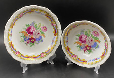 Piatto coppia piatti portate biscotti caramelle aperitivo t Limoges DEPOS fiori