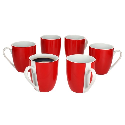 Set tazze variant - 6, rosso