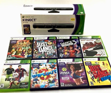 Microsoft Xbox 360 Kinect barra sensore movimento completa di 8 giochi 