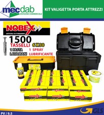 Kit Valigetta Portautensili 1500 Tasselli + Pasta Lavamani e Lubrificante Nobex