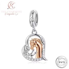 Charm cavallo e ragazza vero