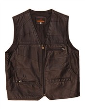 Gilet uomo VINTAGE pelle UK 40