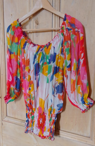 Top zara 100 seta - top,