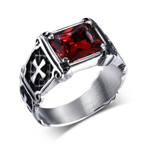 Anello quadrato uomo donna - uomo,