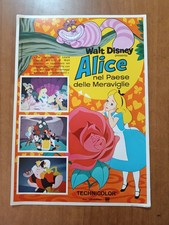 Locandina videoteca ALICE NEL PAESE DELLE MERAVIGLIE Walt Disney
