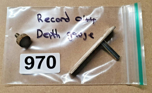 Vintage record 044 plane - 044, depth