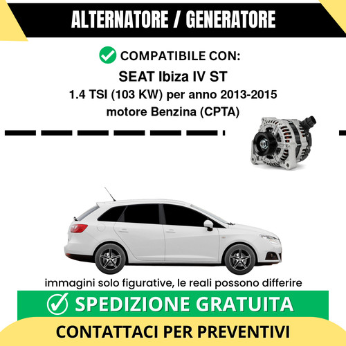 Alternatore seat ibiza st - alternatore,