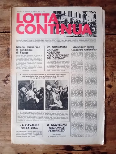 Giornale lotta continua - lotta,