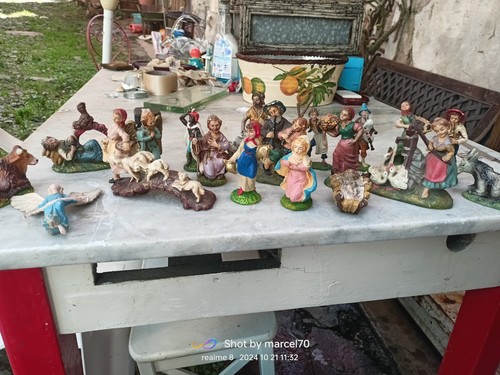 Statue presepe gesso anni - 19,