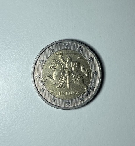 Moneta euro lituania - moneta,