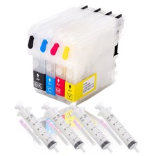 Cartucce ricarica Fill In CISS compatibili per BROTHER LC980BK C M Y